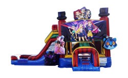Hybrid20Combo20Double20lane20K Bop 1773026885 Hybrid double lane bounce house w/ slide