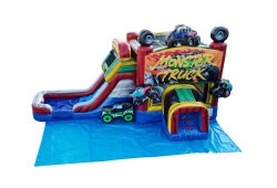 Hybrid20Combo20WetDry20Monster20Truck20Artworks 1773026885 Hybrid double lane bounce house w/ slide