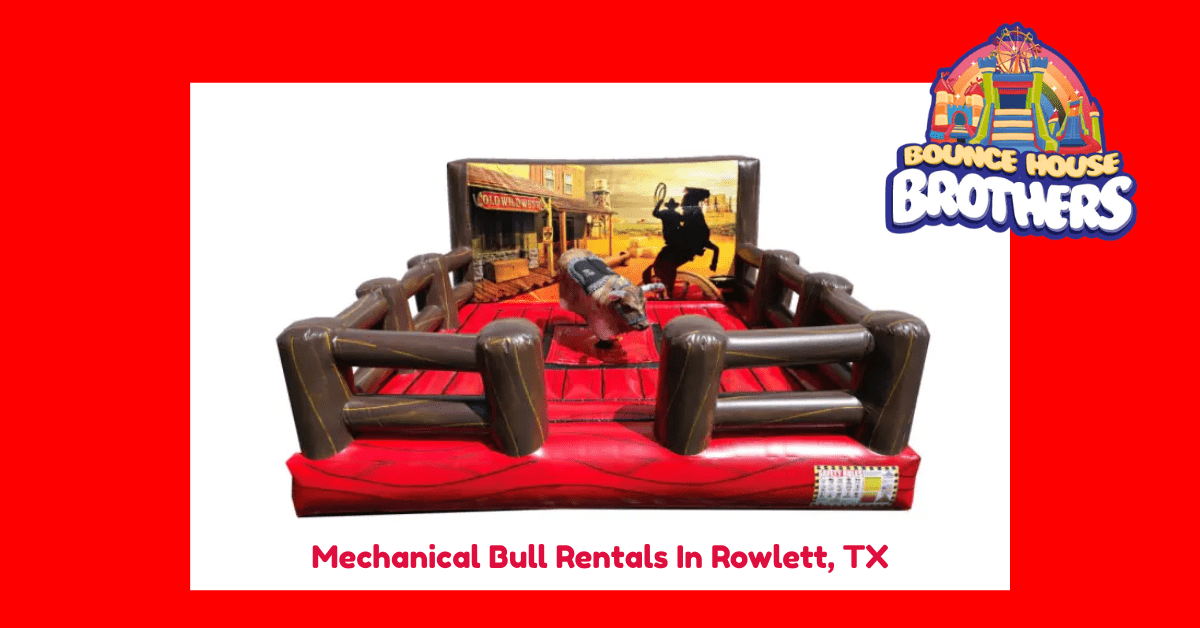 Mechanical Bull Rentals In Rowlett, TX. - Bounce House Brothers